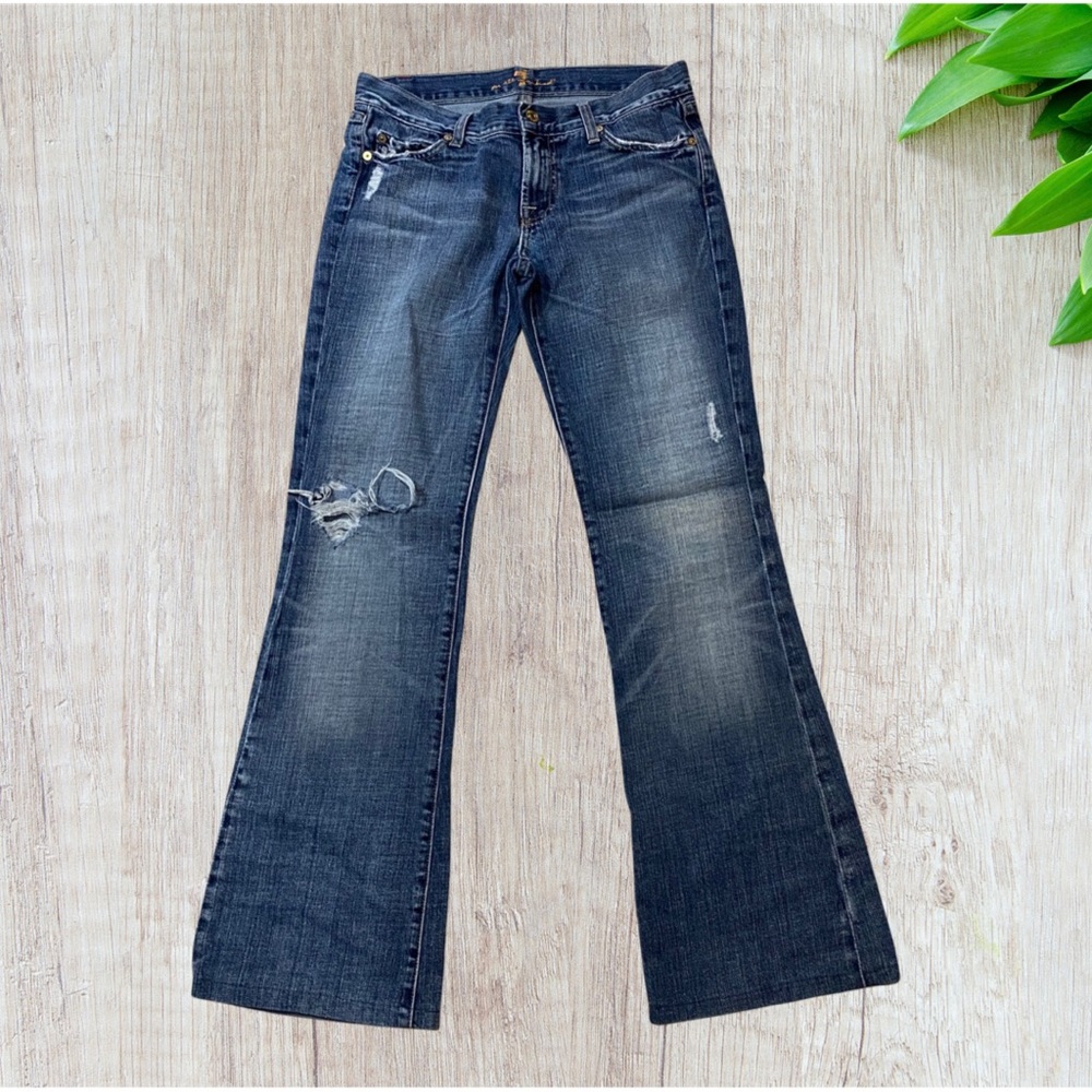 7 For All Mankind Dark Blue Women Jeans